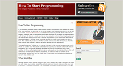 Desktop Screenshot of howtostartprogramming.com