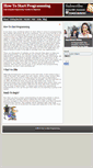 Mobile Screenshot of howtostartprogramming.com