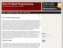 Tablet Screenshot of howtostartprogramming.com